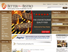 Tablet Screenshot of betterthanabistro.com